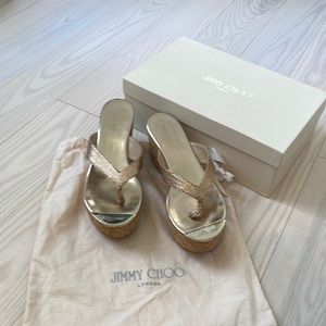Jimmy choo platform sandals size 7